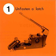 1. Unfasten a latch